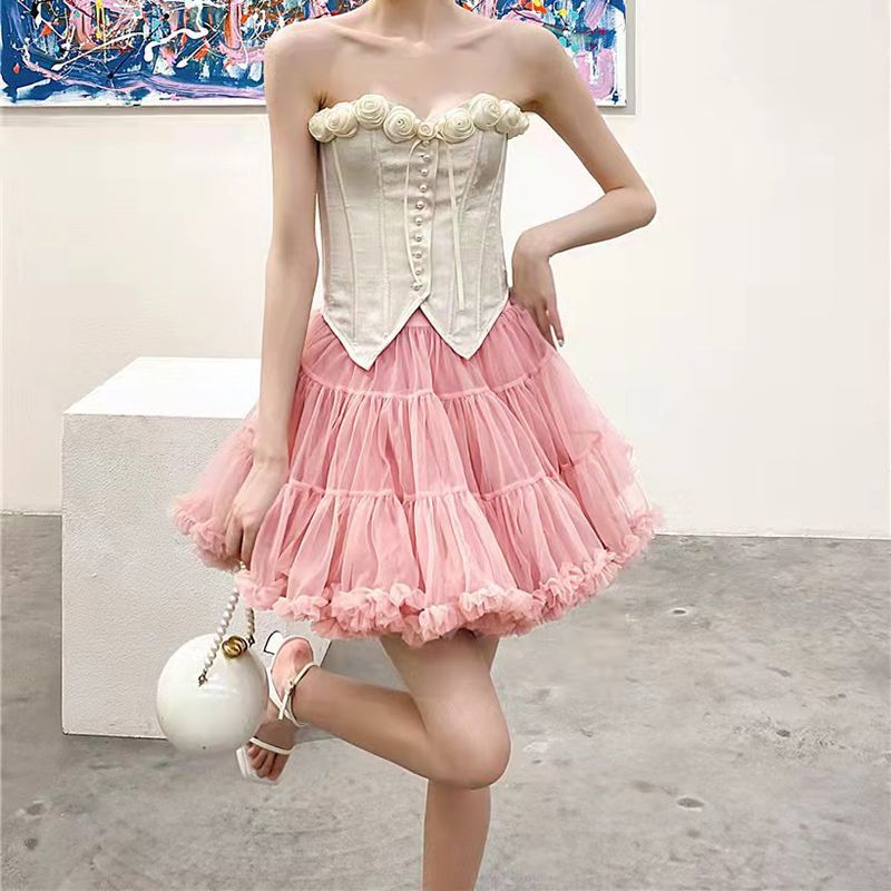 flirt it up floral jacquard satin corset skater dress Windsor Flirt It Up Floral Jacquard Satin Corset Skater Dress