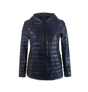 Slimming Lightweight Packable Cotton Padded Hooded Puffer Jacket