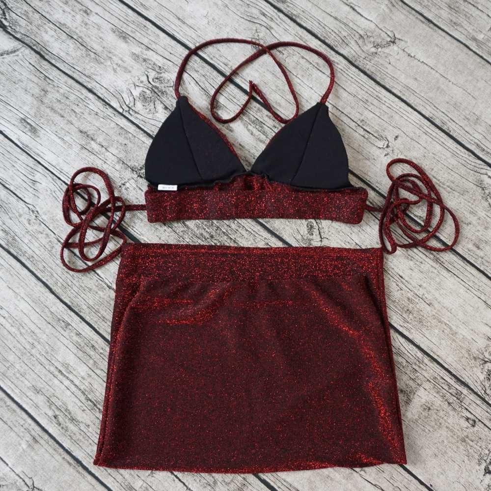 Two Piece Cami Bodycon Dress High Waisted