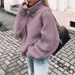 Oversized Baggy Turtleneck Pullover Sweaters