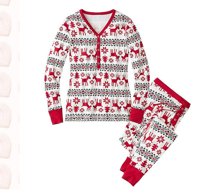 Family Christmas Pajamas Holiday Home PJS Home Suit
