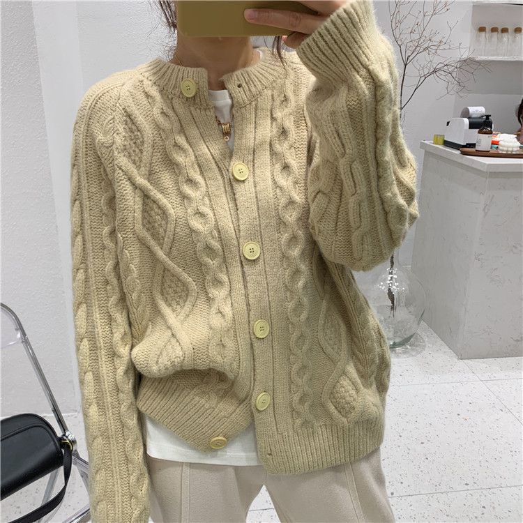 Tailored Fit Twist Braid Breeze Jumper Sweater Bandie Cardigan