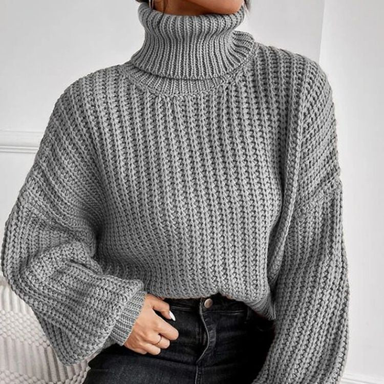 Baggy polo neck sales jumper
