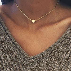 Romantic Love Beaded Heart Necklace