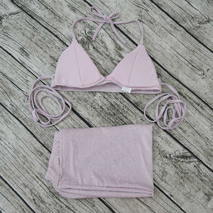 Two Piece Cami Bodycon Dress High Waisted