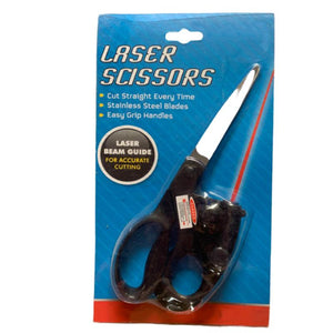 Professional Straight Cut Laser Scissors For Fabrics Paper