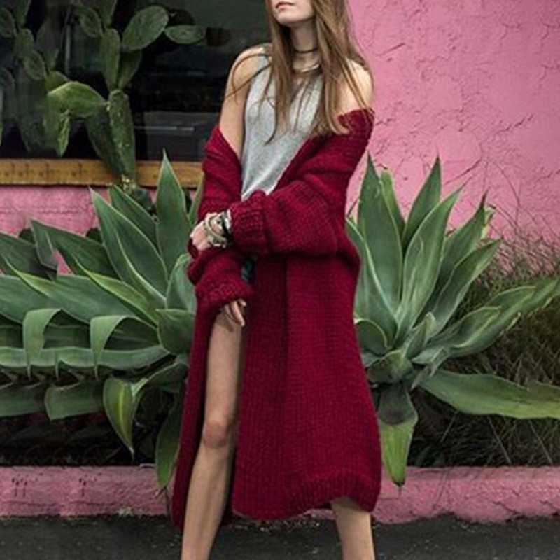 Oversized Open Front Womens Long Cardigan Sweaters