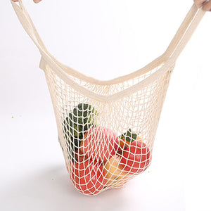 Eco Friendly Organic Fruit and Vegetable Mesh Net Grocery Tote Bag