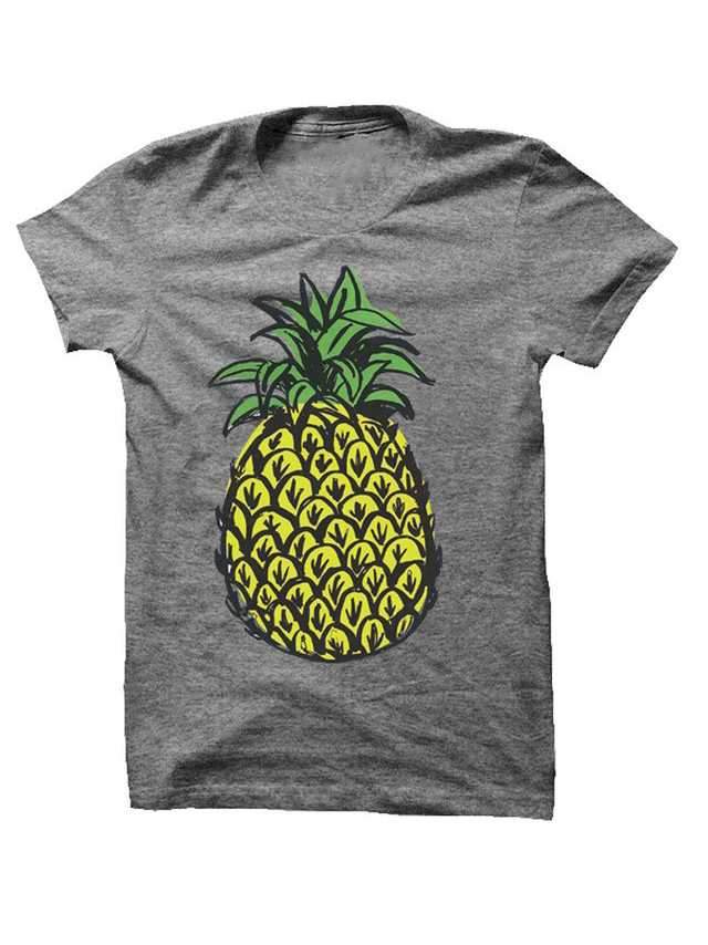 Tropical Prints Pineapple Tee Shirt