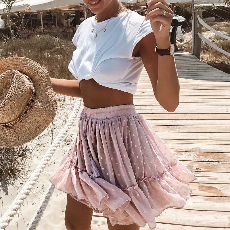 Pink skirt cheap outfit 3d