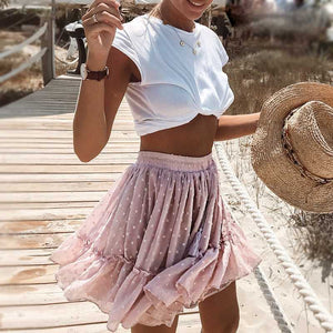 Elastic waist skirt best sale 3d