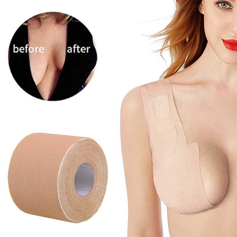 Waterproof Breast Lift Booby Tape Invisible Boob Bra Rape