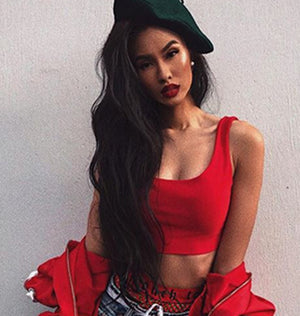 Crop Top Bodycon High Waist Separated Dress