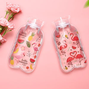 Cute Water Bottles Aesthetic Cute Water Bottles for Women Portable Kawaii  Little Daisy Frosted Glass Water