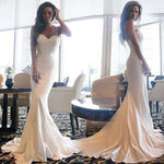 V Neck Cami Maxi Dress White Long Lace Gown