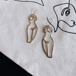 Womens Body Earrings Wired Drop Earrings For Women Dangle Earrings