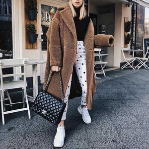 Brand Design Faux Fur Overcoat & Long Maxi Jackets for Women – sunifty